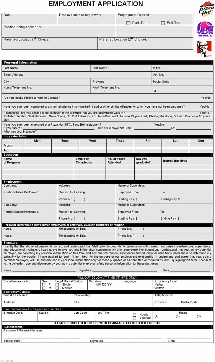 How can I apply for a job at Pizza Hut?