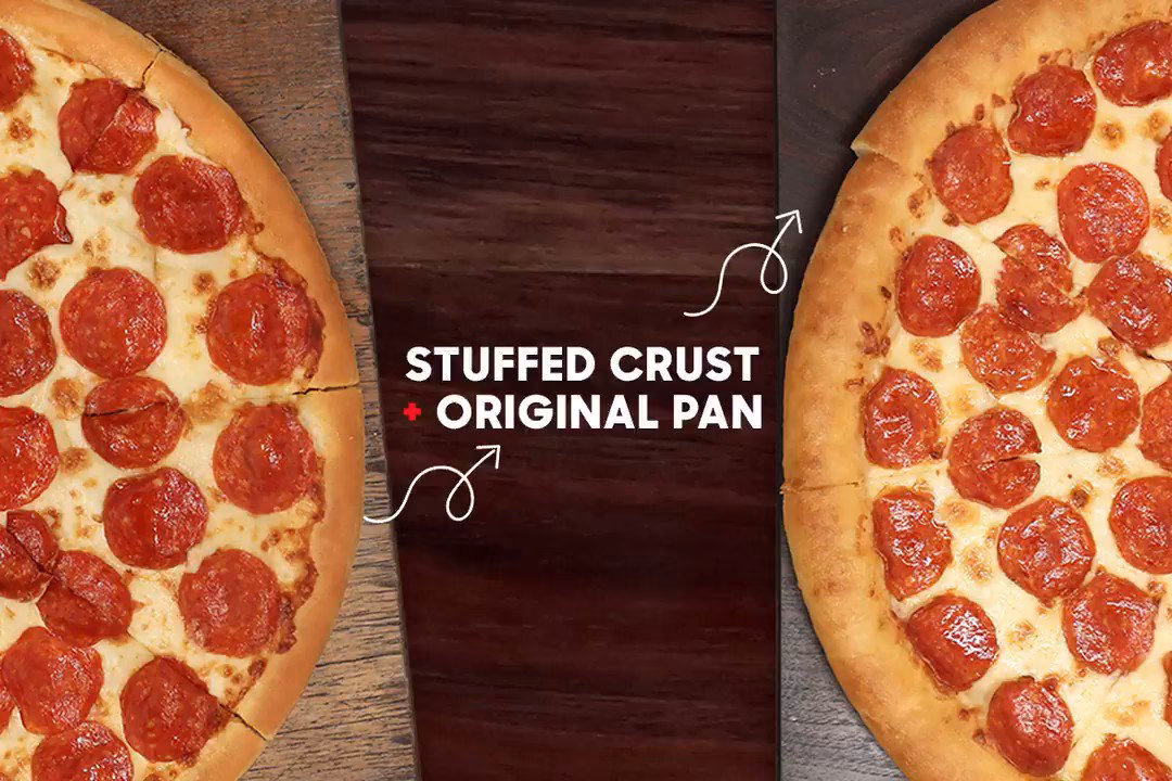 Does Pizza Hut have a thicker crust?