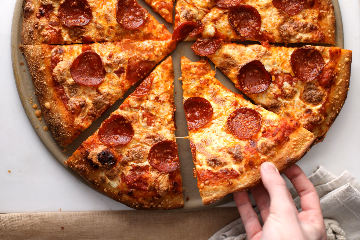 Does Pizza Hut use frozen dough?