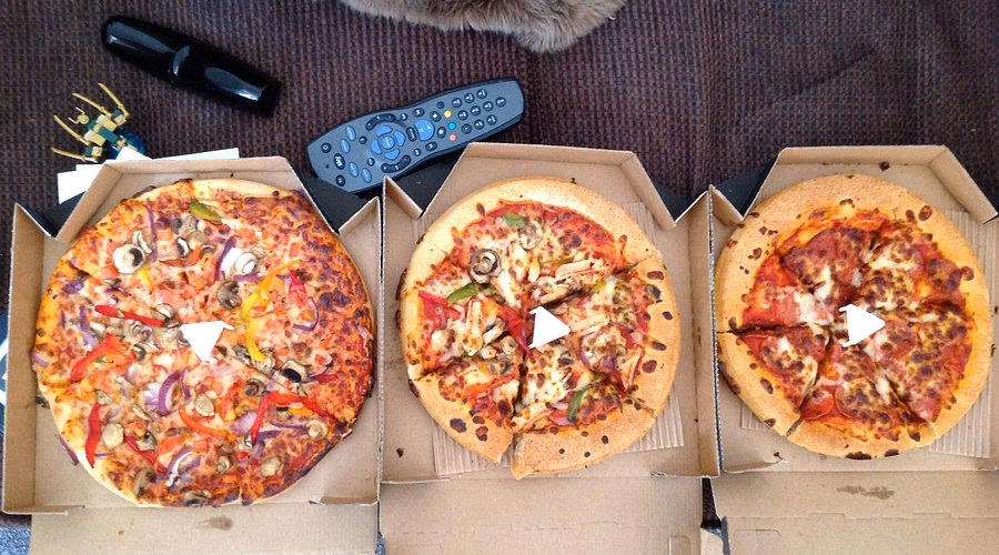 Is Pizza Hut a good size?