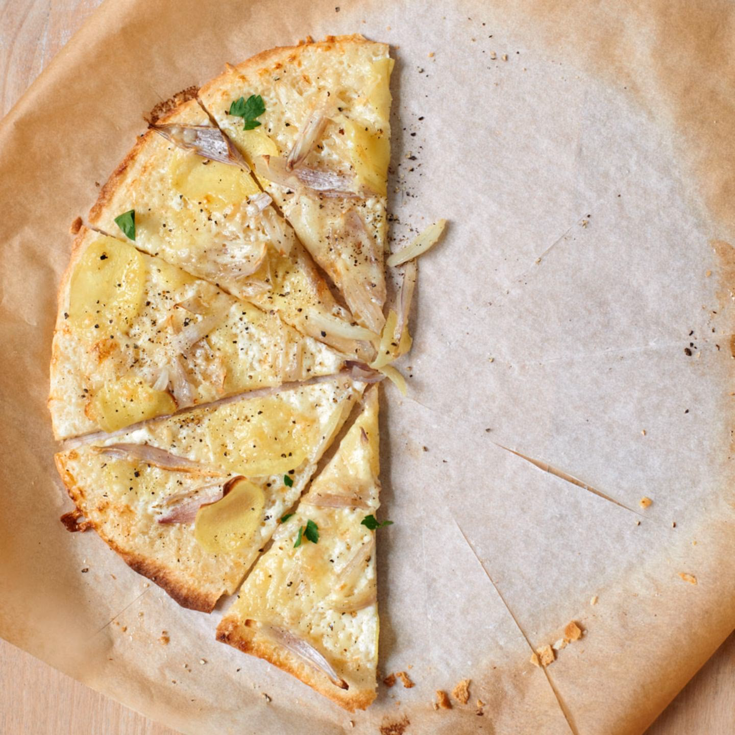 Was ist eine kartoffelpizza?