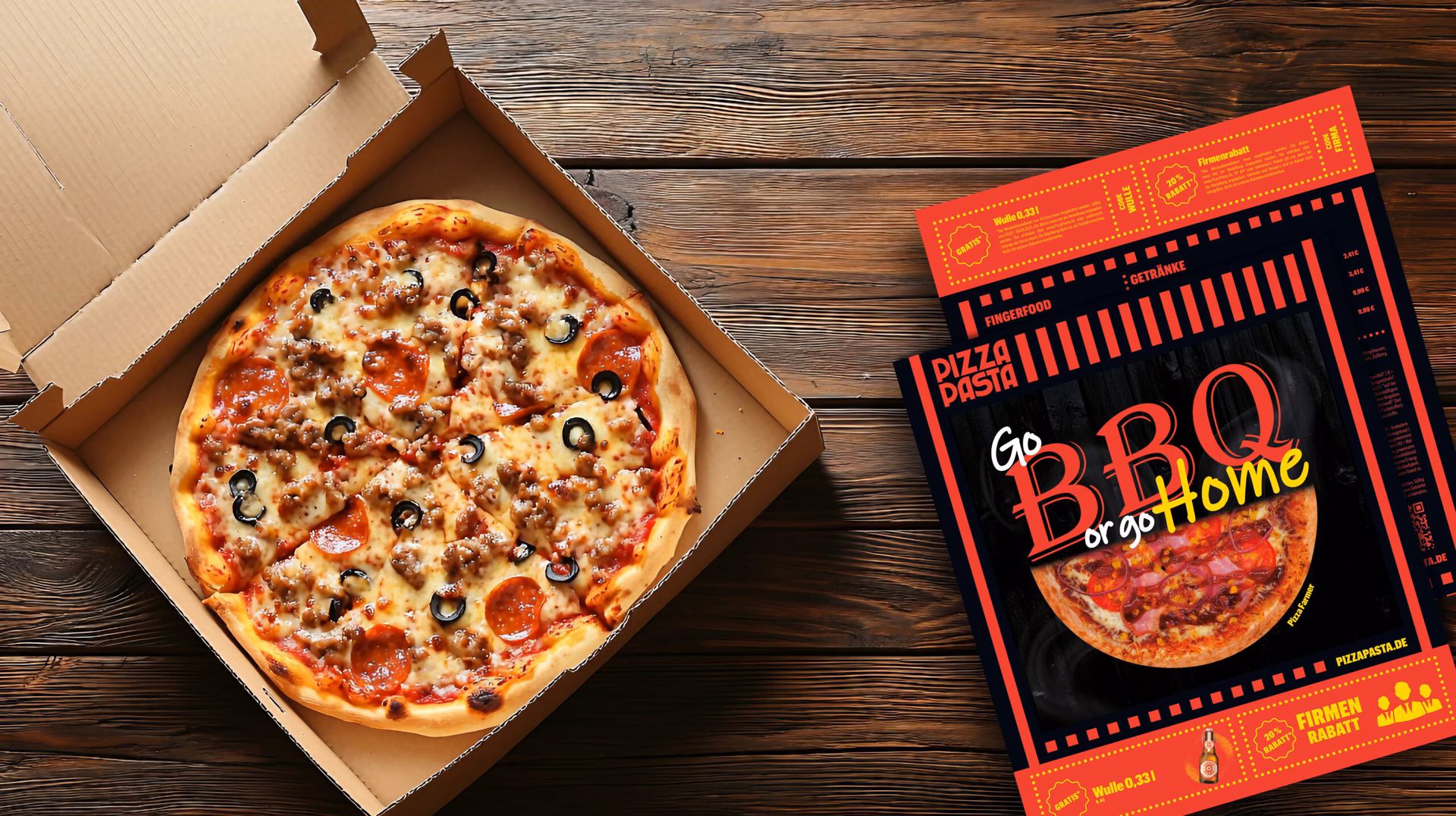 Wie wird die Pizza gebacken?