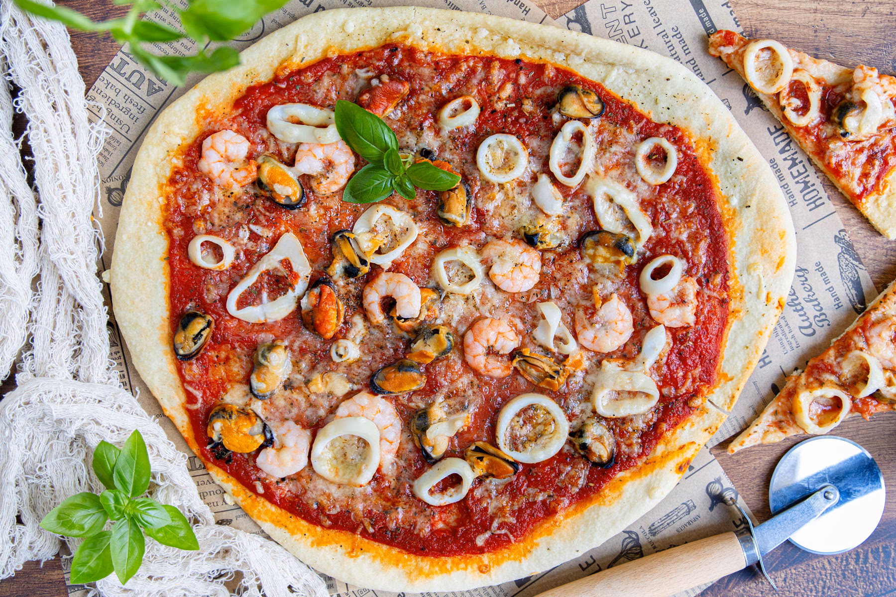 Wie kann man Meeresfrüchte Backen?