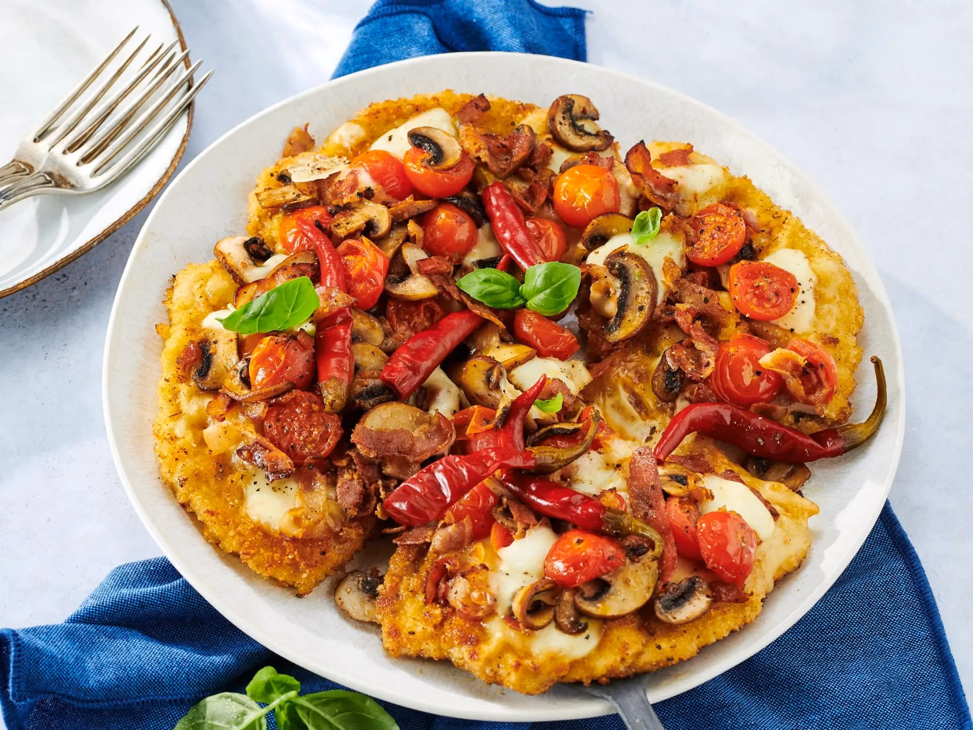 Wie bereite ich Schnitzel auf?