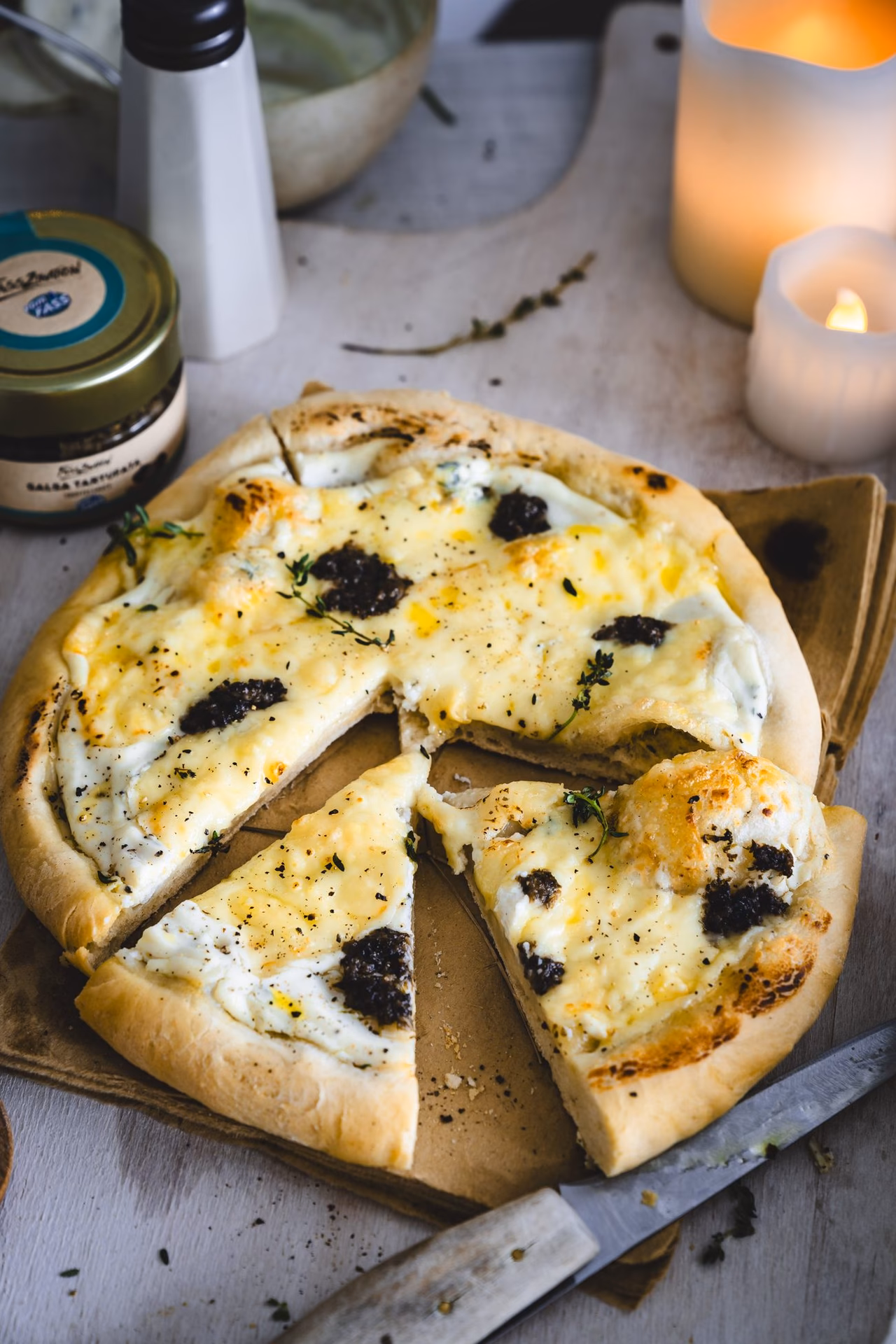 Wie lange dauert es bis eine Trüffel-Pizza fertig ist?