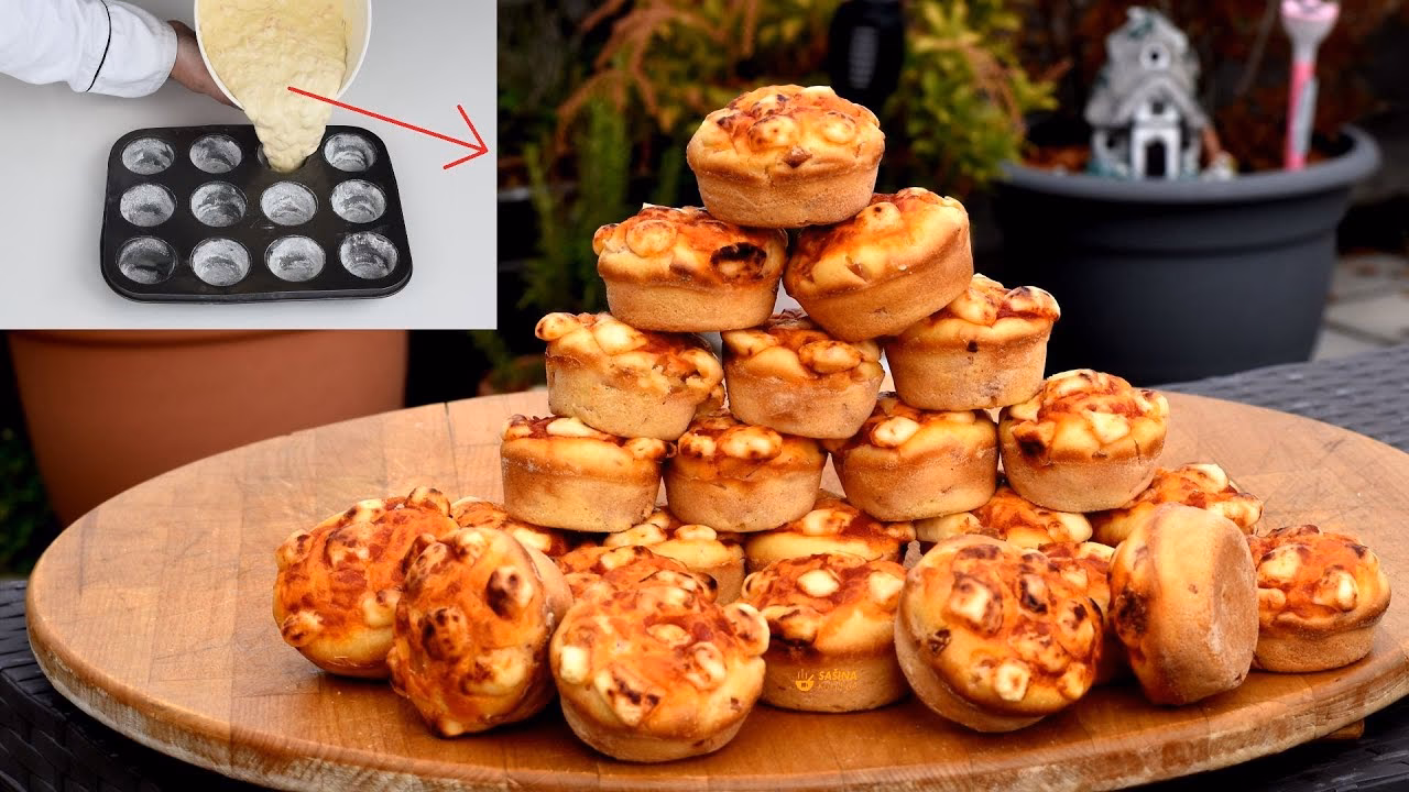 Wie bereite ich Salami für Pizza-Muffins zu?