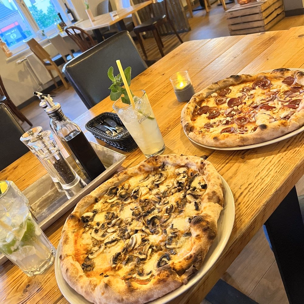 Wie wird die Pizza belegt?