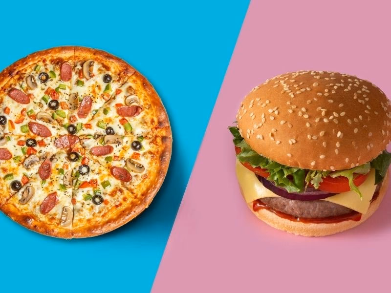 What are the pros and cons of Pizza & Burger?
