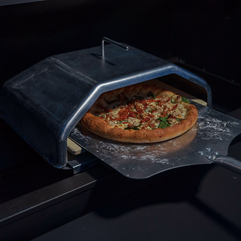 Does a Traeger pizza oven fit a pellet grill?