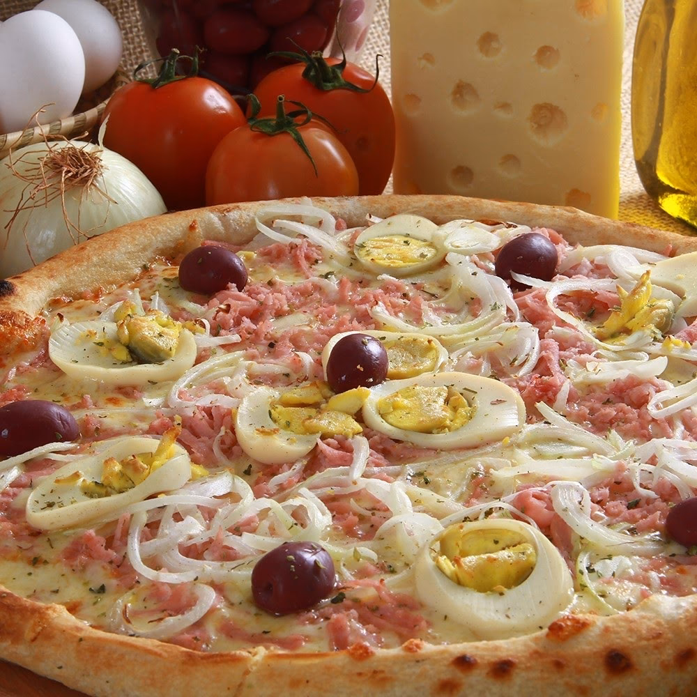 Quanto tempo leva para fazer uma pizza portuguesa?