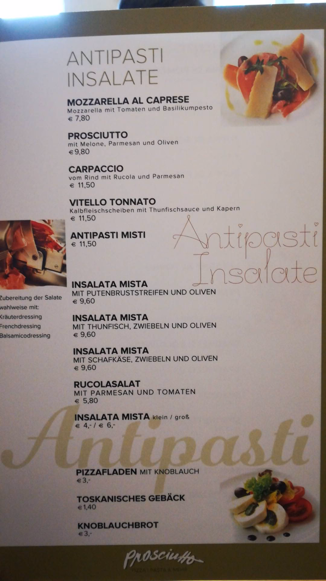 Wie heißt die Pizzeria in Grieskirchen?