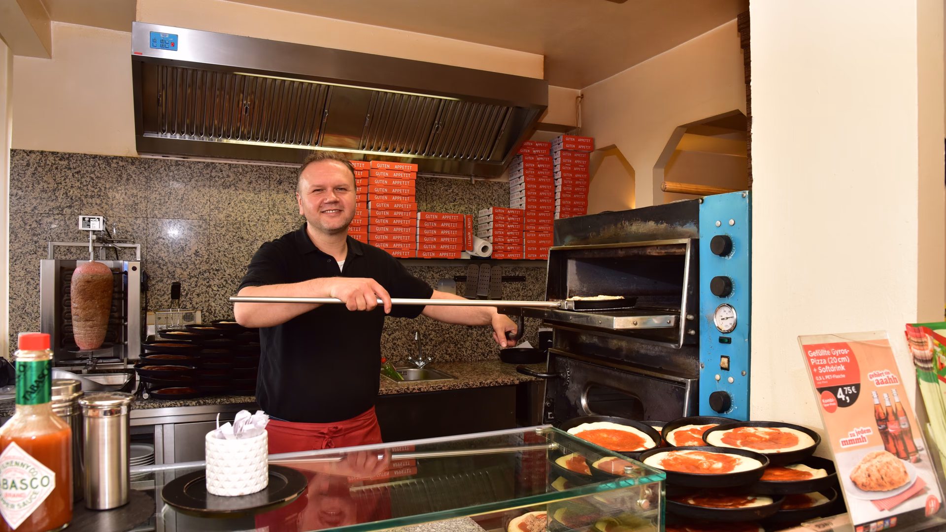 Wie viel kostet eine Speisekarte im Pizzeria Express Roma?