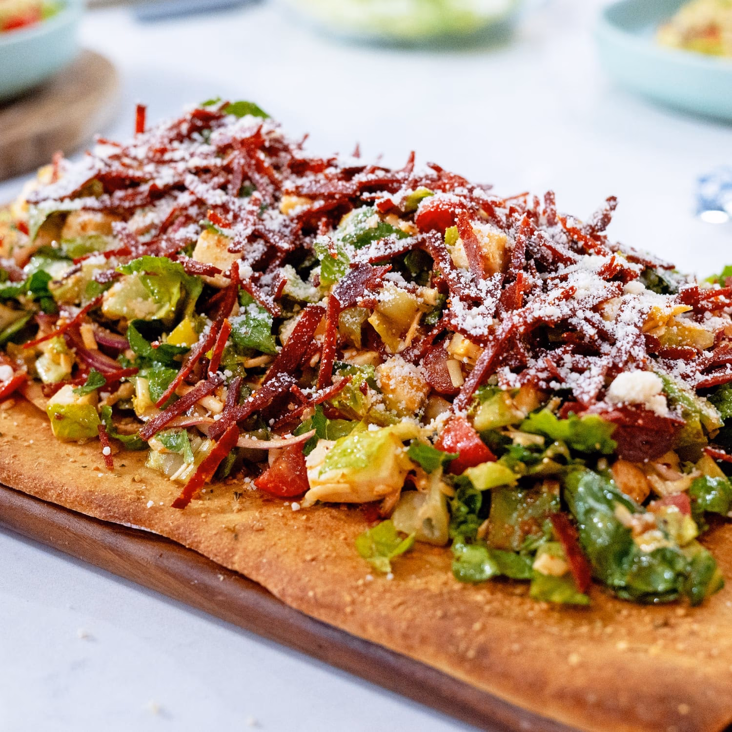 What salad goes with pizza?