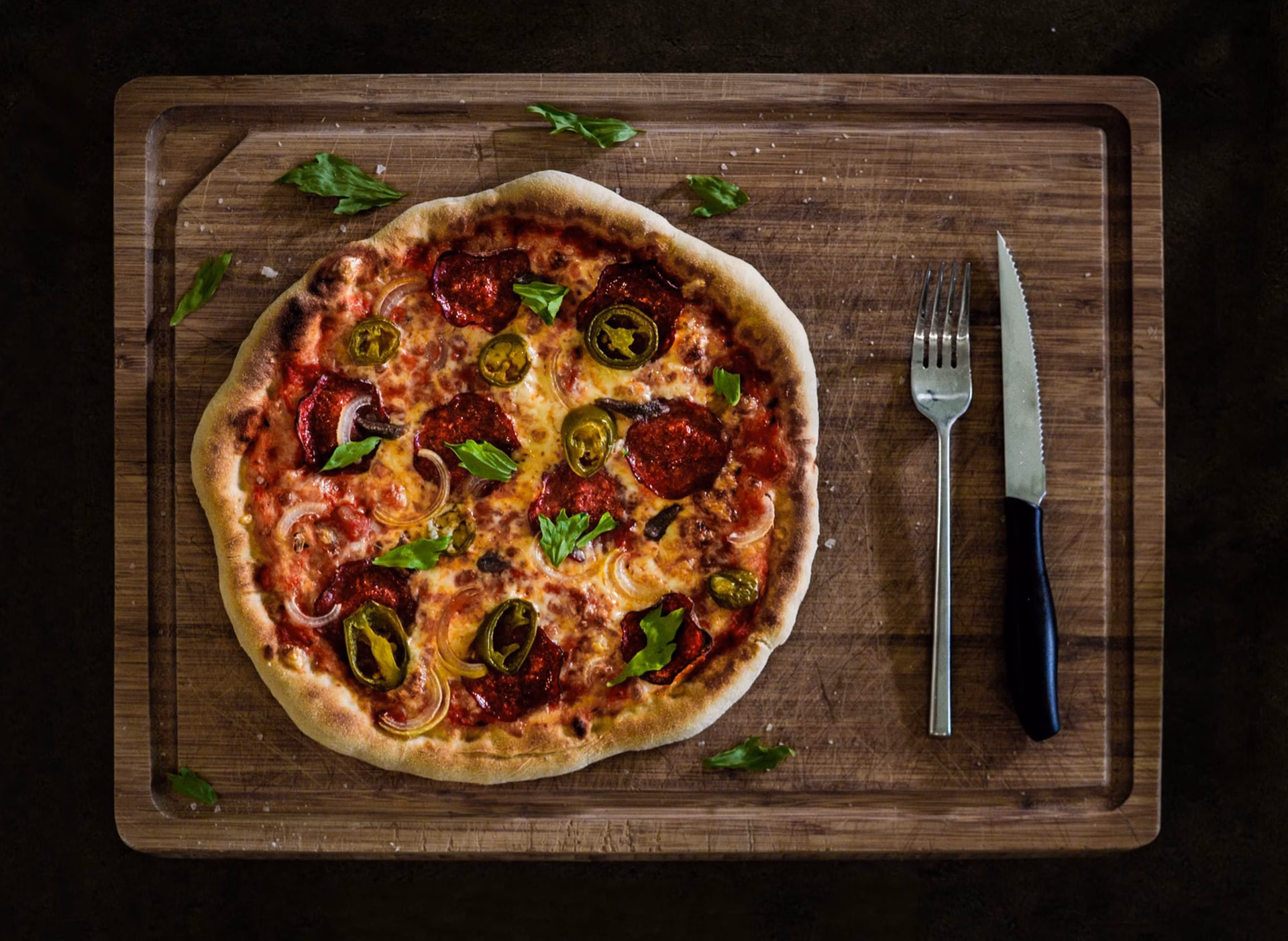 Wie wird Pizza zubereitet?