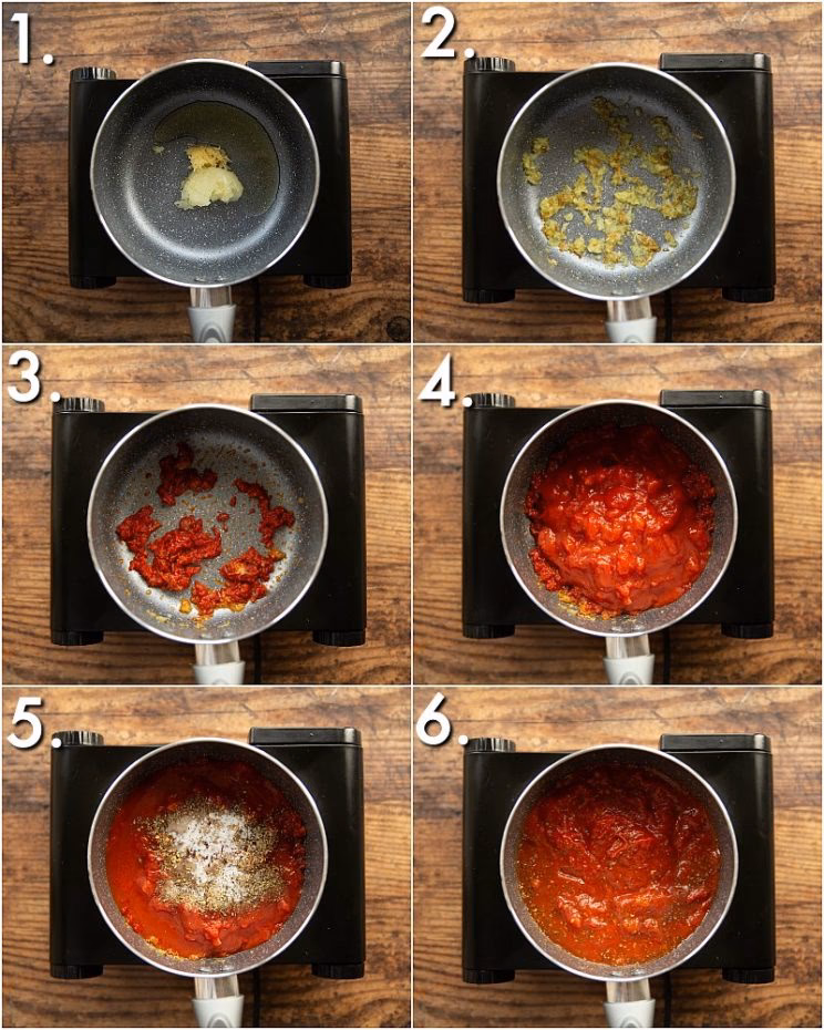 How do you make a pizza with tomato sauce?