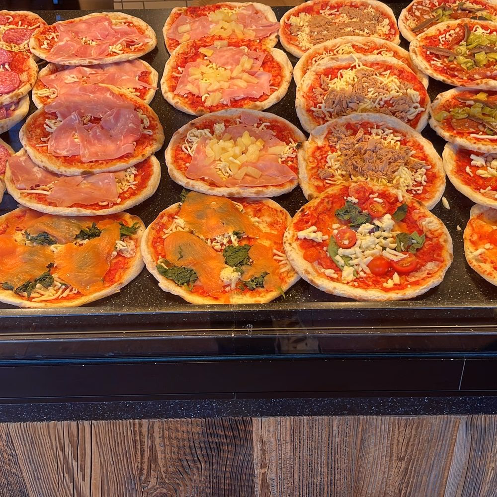 Welche Gerichte gibt es bei der Pizza?