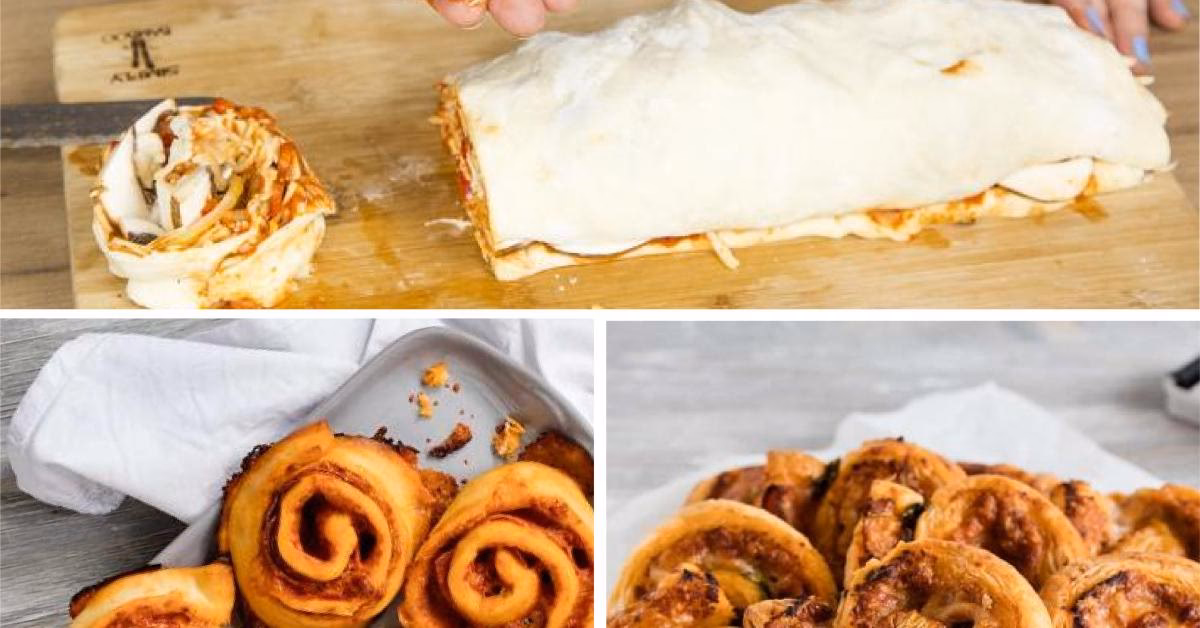 Wie kann man pizzaschnecken schneiden?