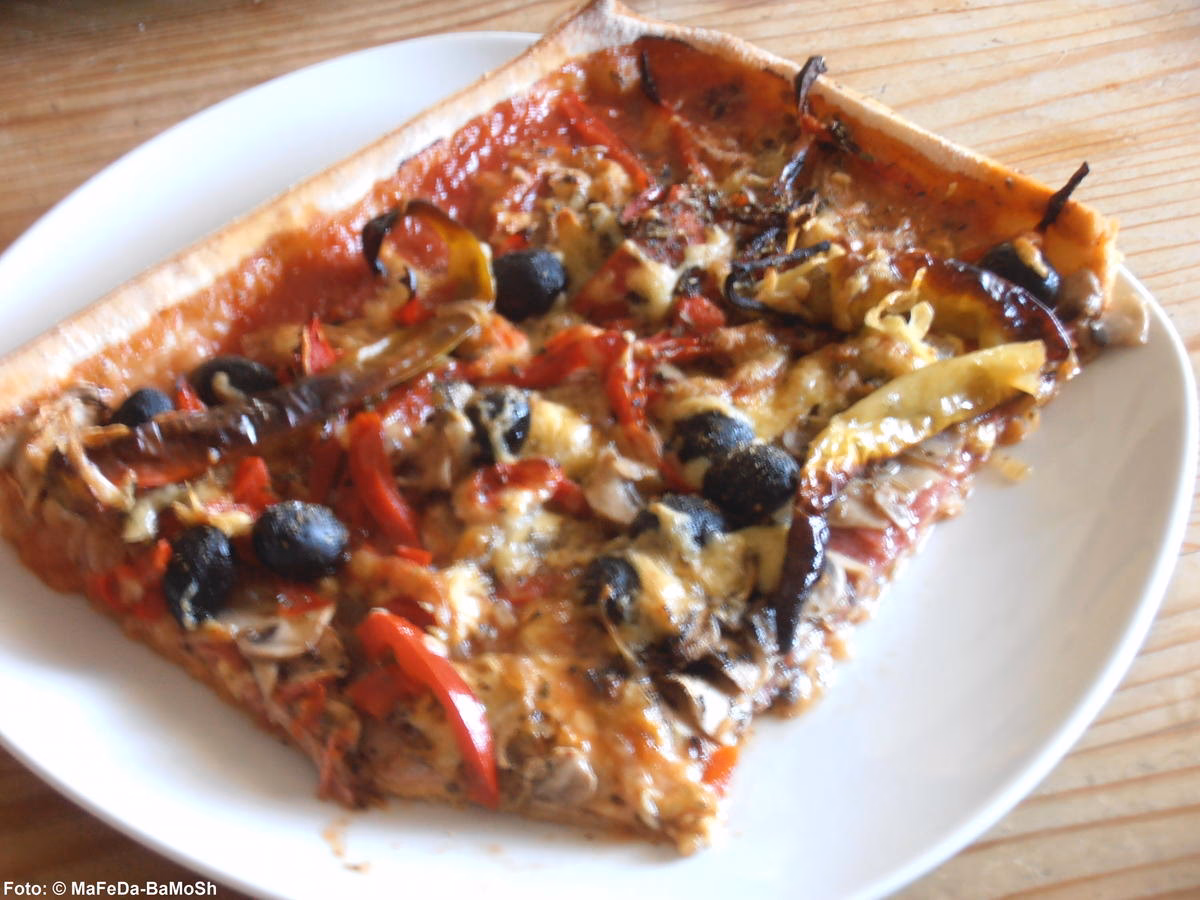 Wie lange dauert es bis Pizza in den Backofen kommt?