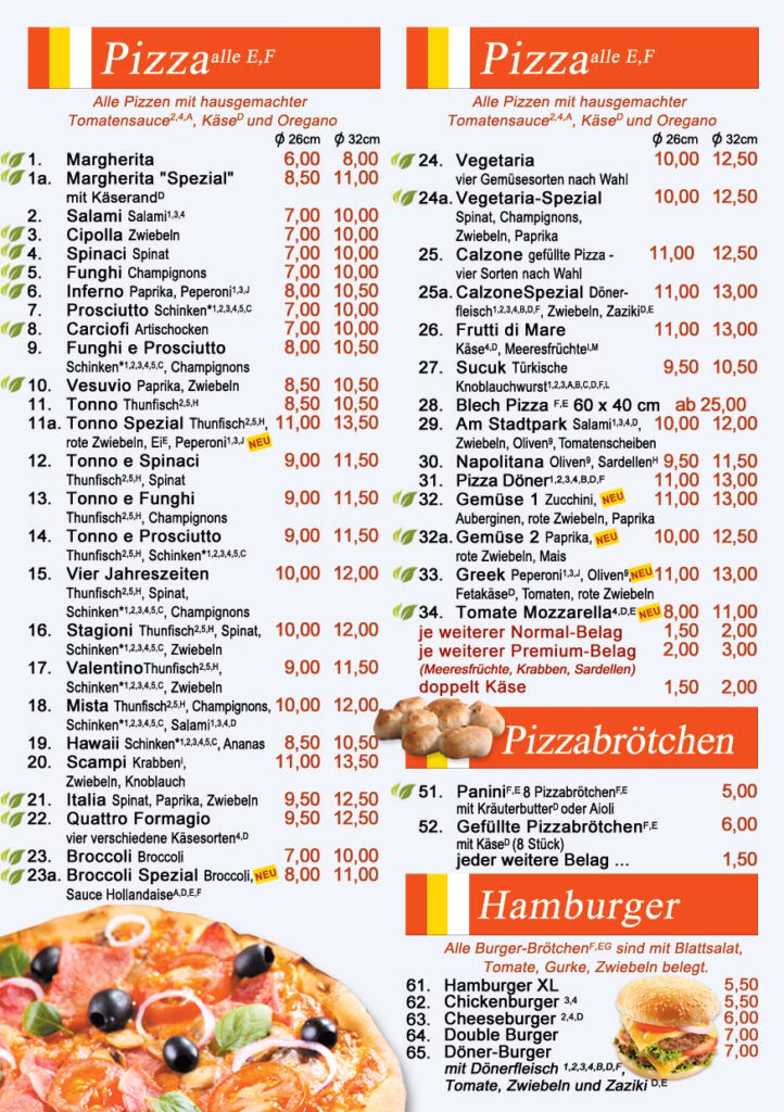 Wie lange dauert es, bis man sein Essen bei der Pizzeria bekommt?
