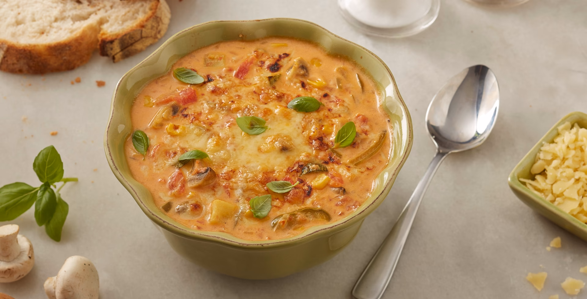 Wie kann ich eine Low Carb pizzasuppe schärfer machen?