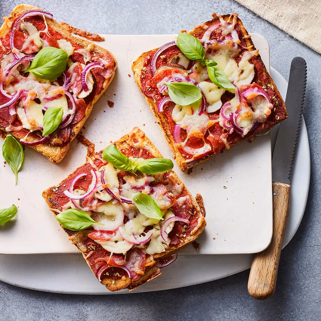 Wie viel Energie hat Pizzatoast pro 100 g?