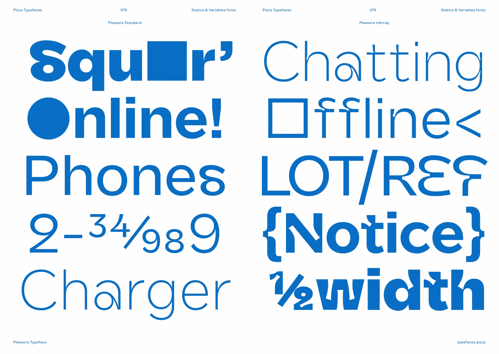 Who invented pizza fonts?