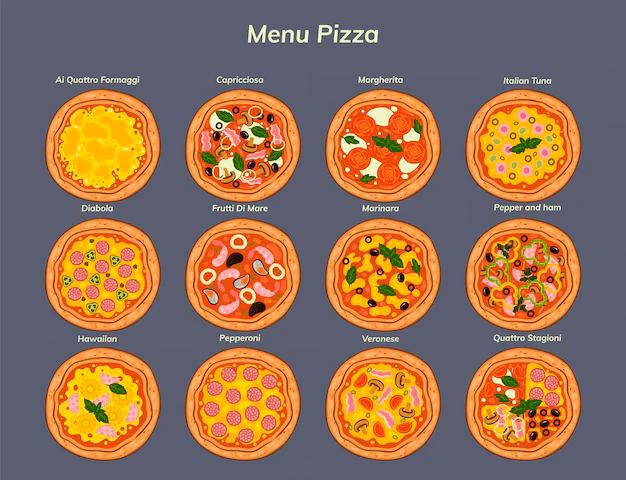 Welche Arten von Pizza gibt es?