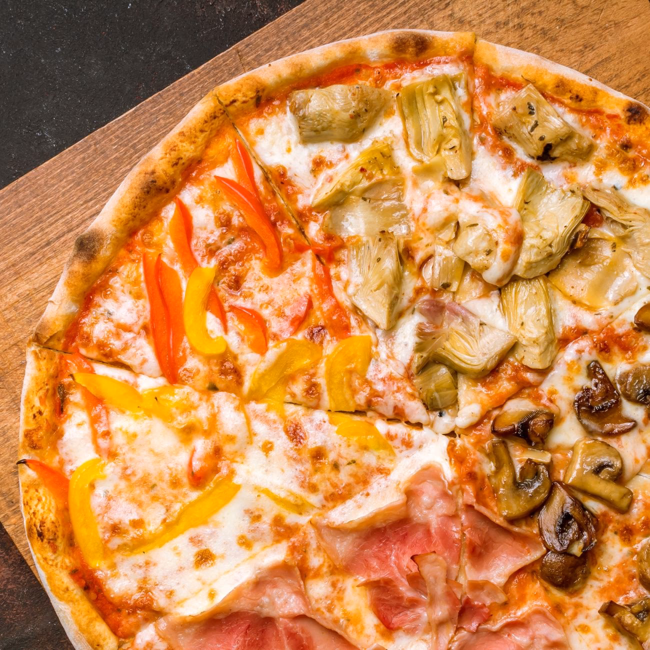 Wie bereite ich eine Pizza zu?