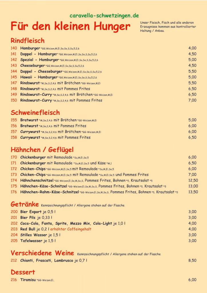 Wie heißt die Pizzeria in Schwetzingen?
