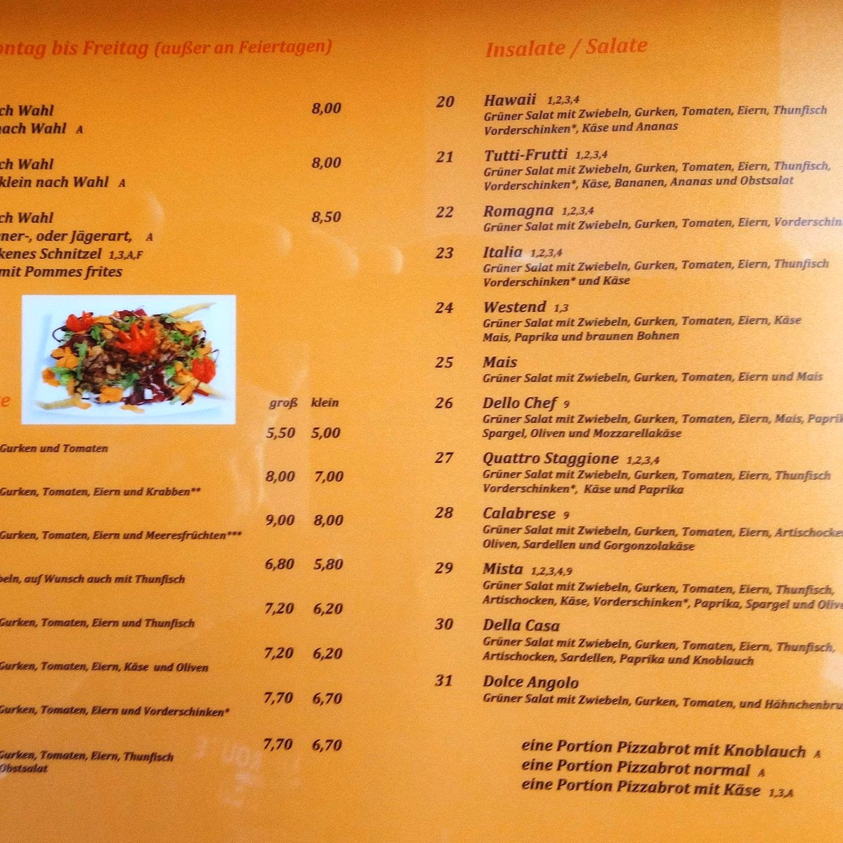 Wie heißt die Pizzeria in Altenkirchen?