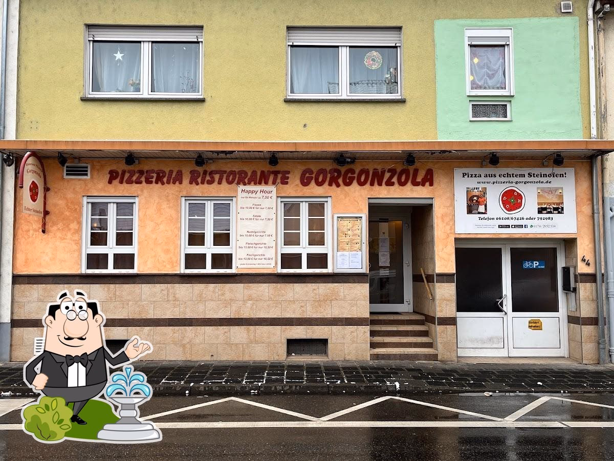 Wie heißt die Pizzeria in Mühlheim am Main?