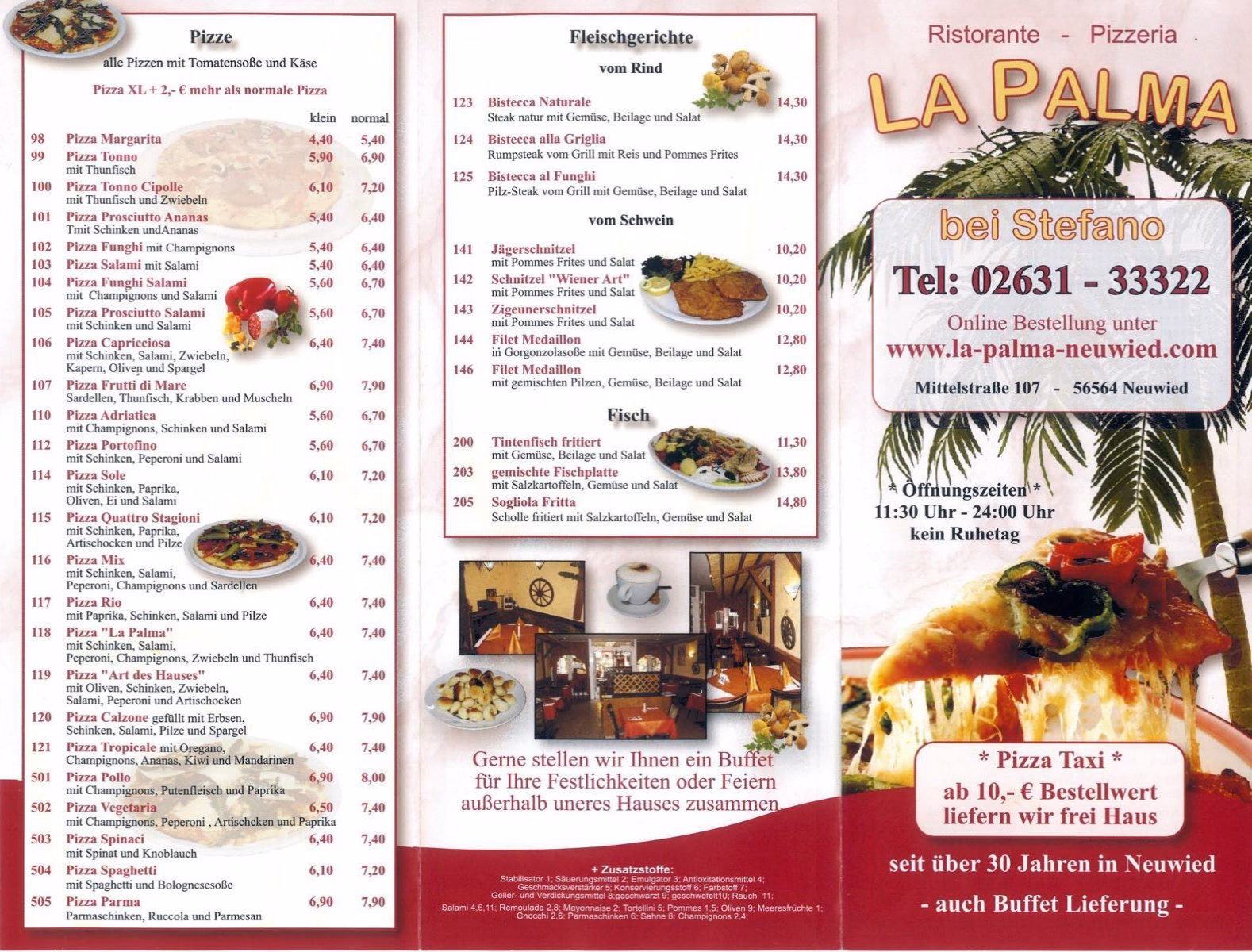 Wie komme ich zum nächstgelegenen Parkplatz von Pizzeria La Palma?