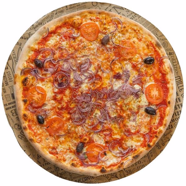 Wie groß ist die Pizza in Wien?