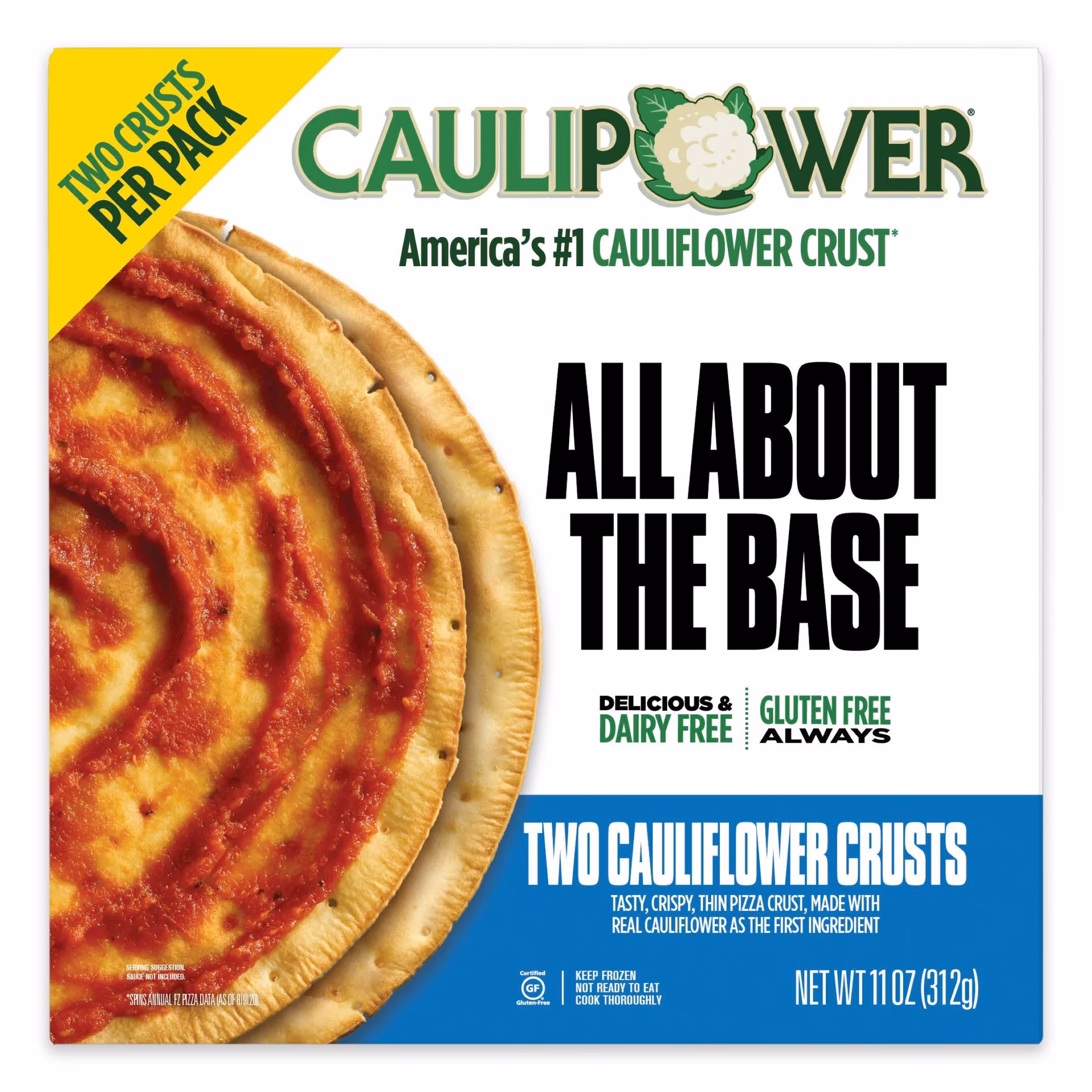 What is Cauliflower Pizza Crust made of?