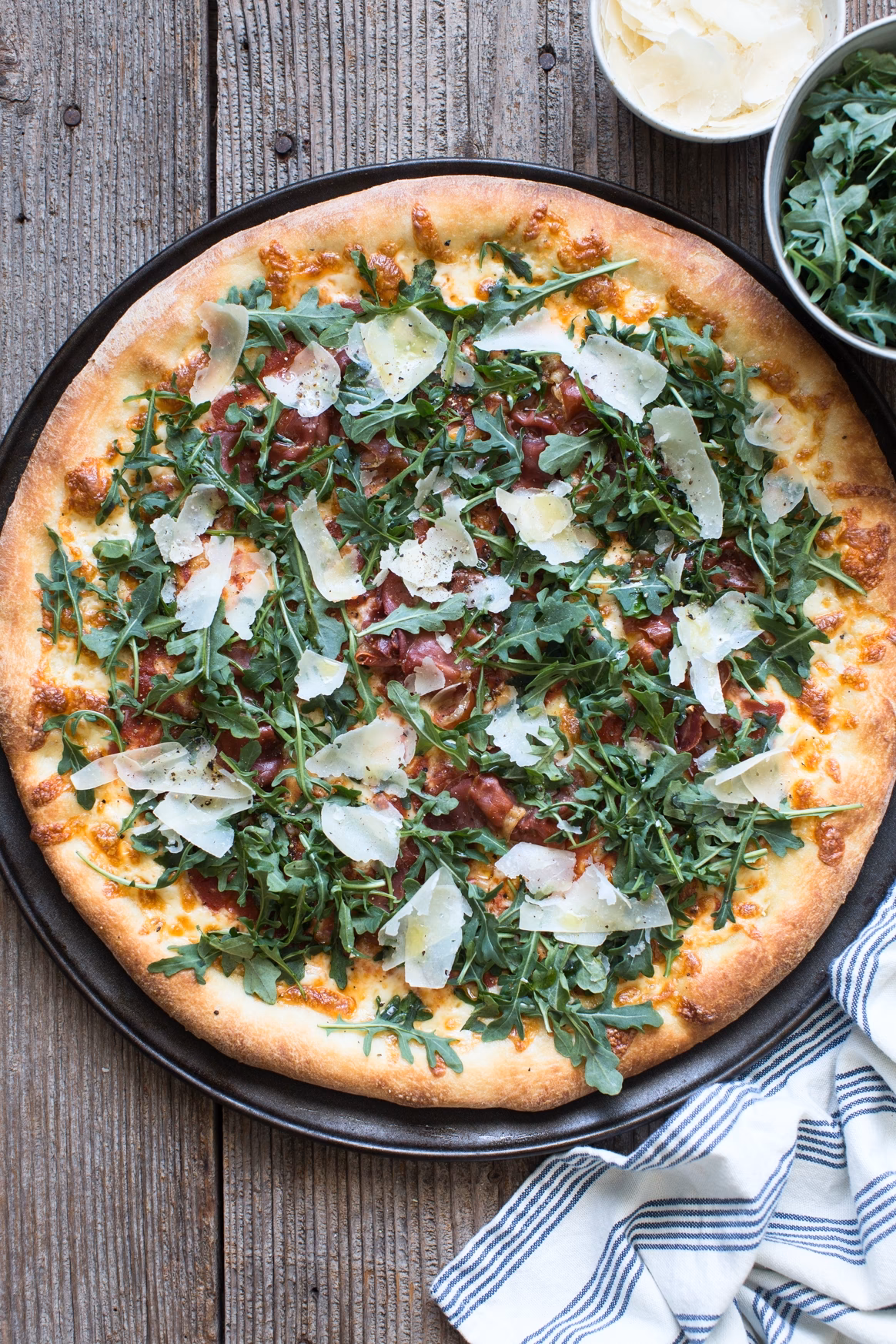 What to eat with arugula & prosciutto?