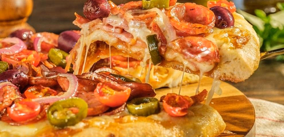 Como fazer pizza de pistache?