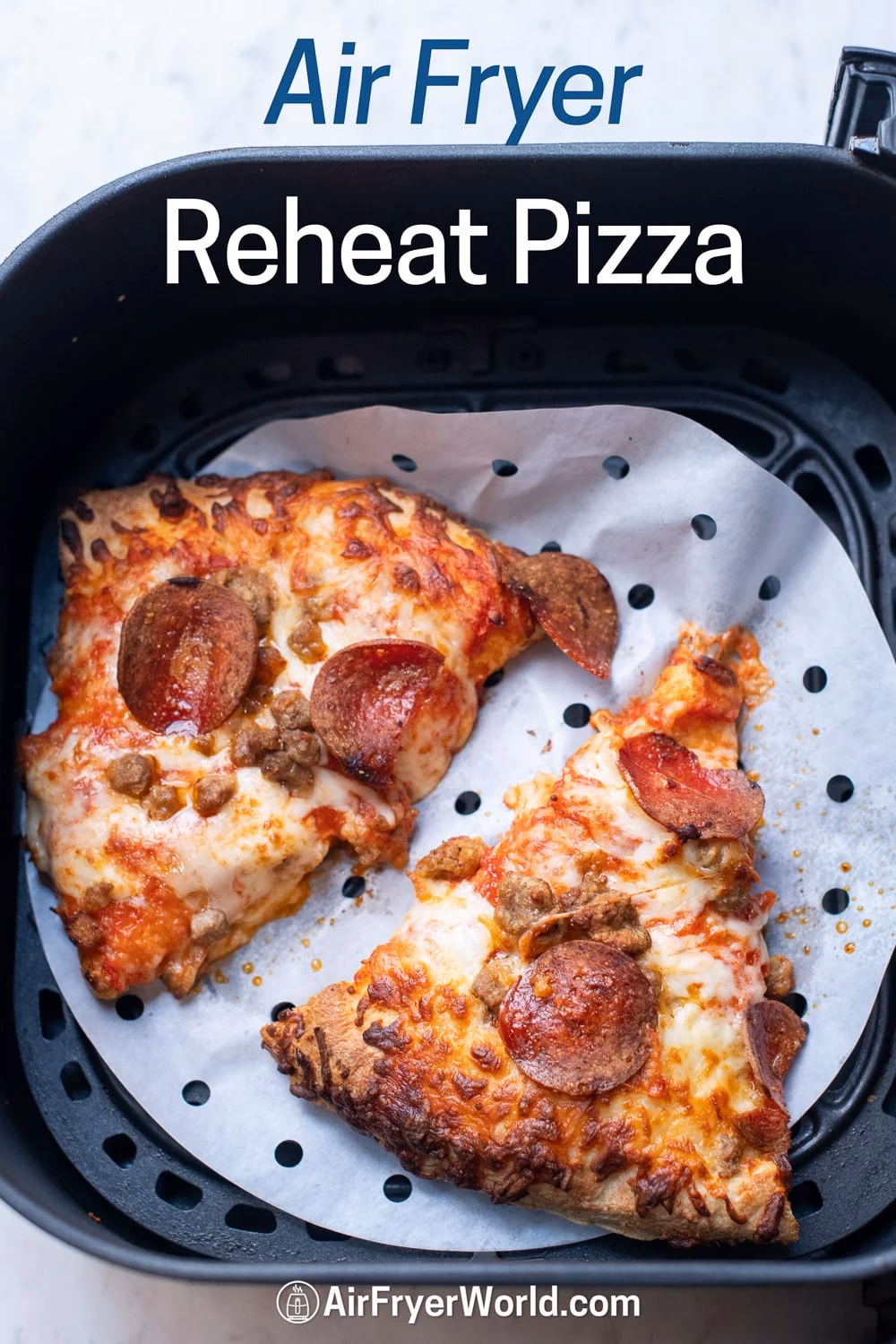 What is steam reheating pizza?