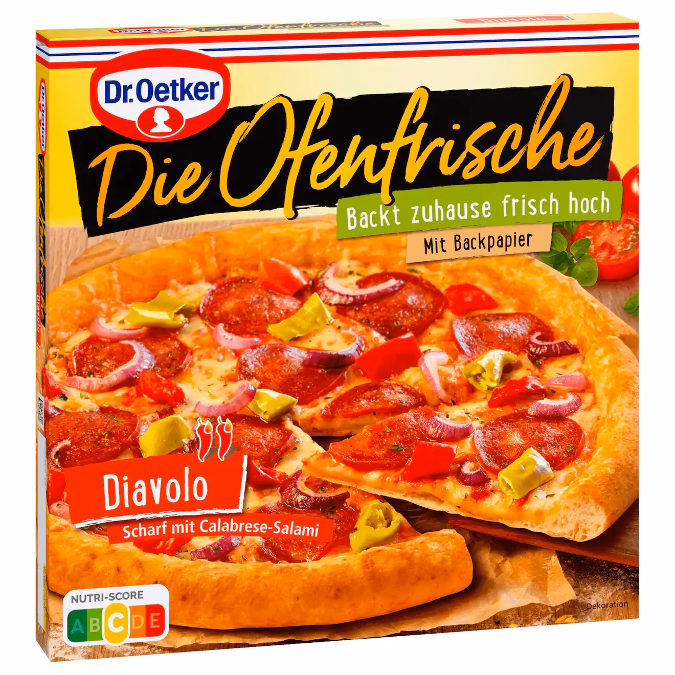Wie lange muss eine gefrorene Pizza im Backofen Backen?