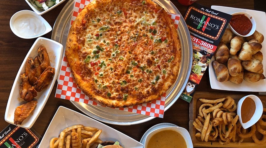 Does Romano's make pizza?