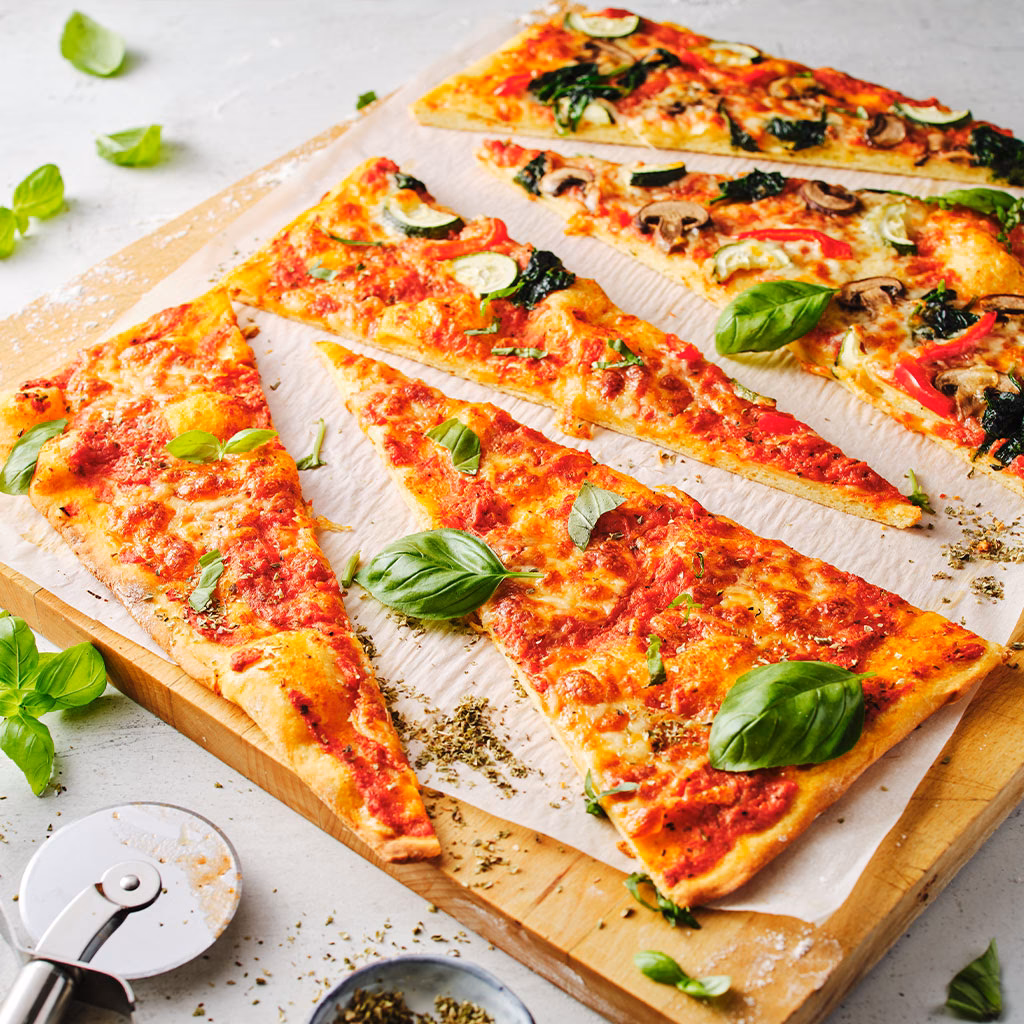 Wie macht man eine schnelle Pizza?