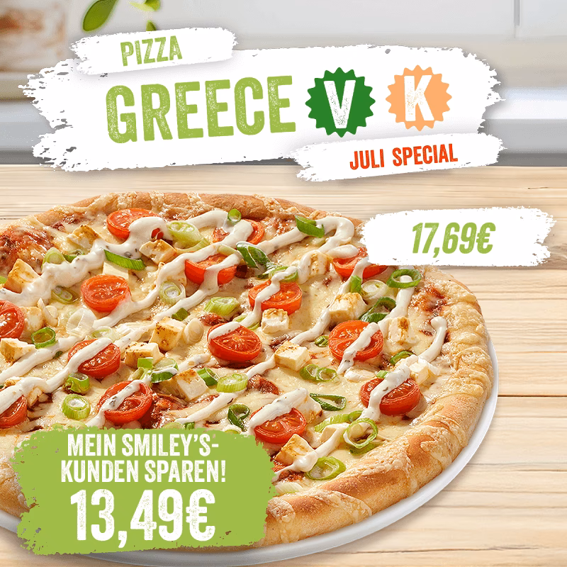 Wie viele Gerichte gibt es im Smiley's Pizza Profis?