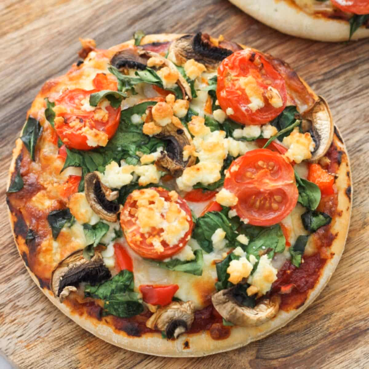 How do you make a spinach pizza crust?