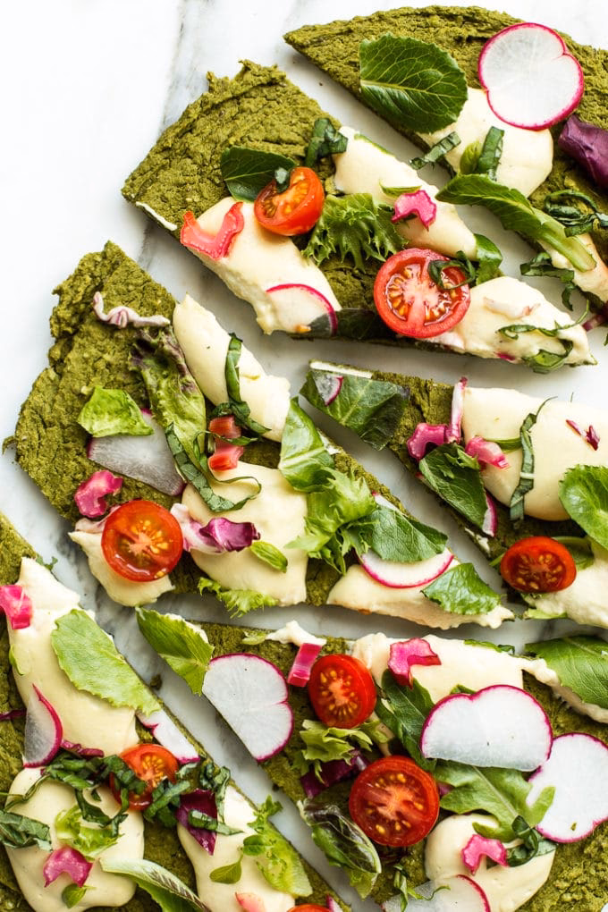 What is spinach pizza crust?