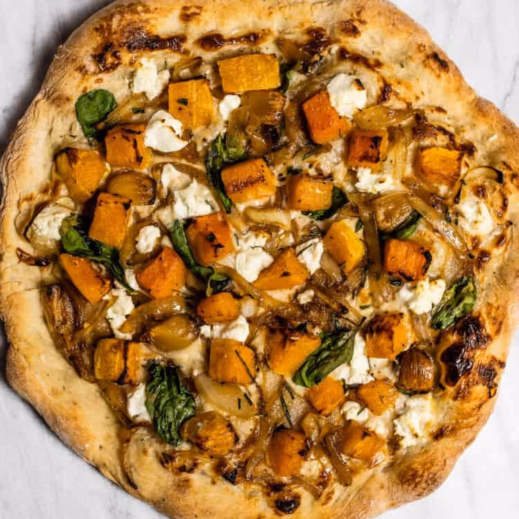 How many servings are in a squash pizza?