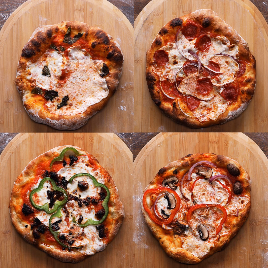 Wie lange kann man eine Tassen Pizza im Backofen Backen?