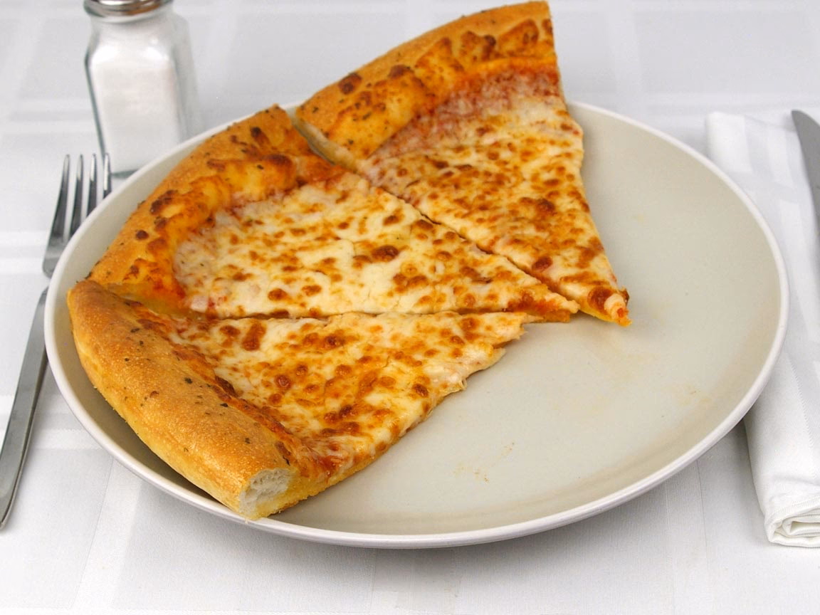 How many calories are in 3 slices of 14
