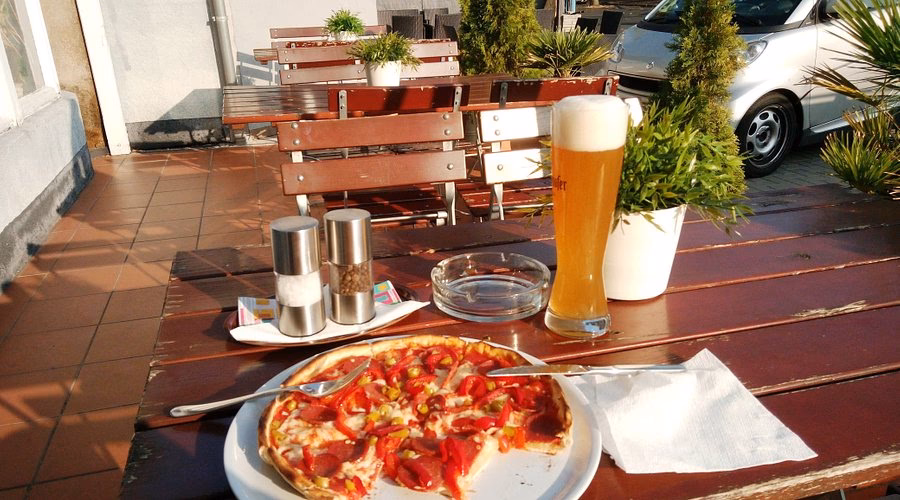 Wie groß ist die Pizza von Tonys?