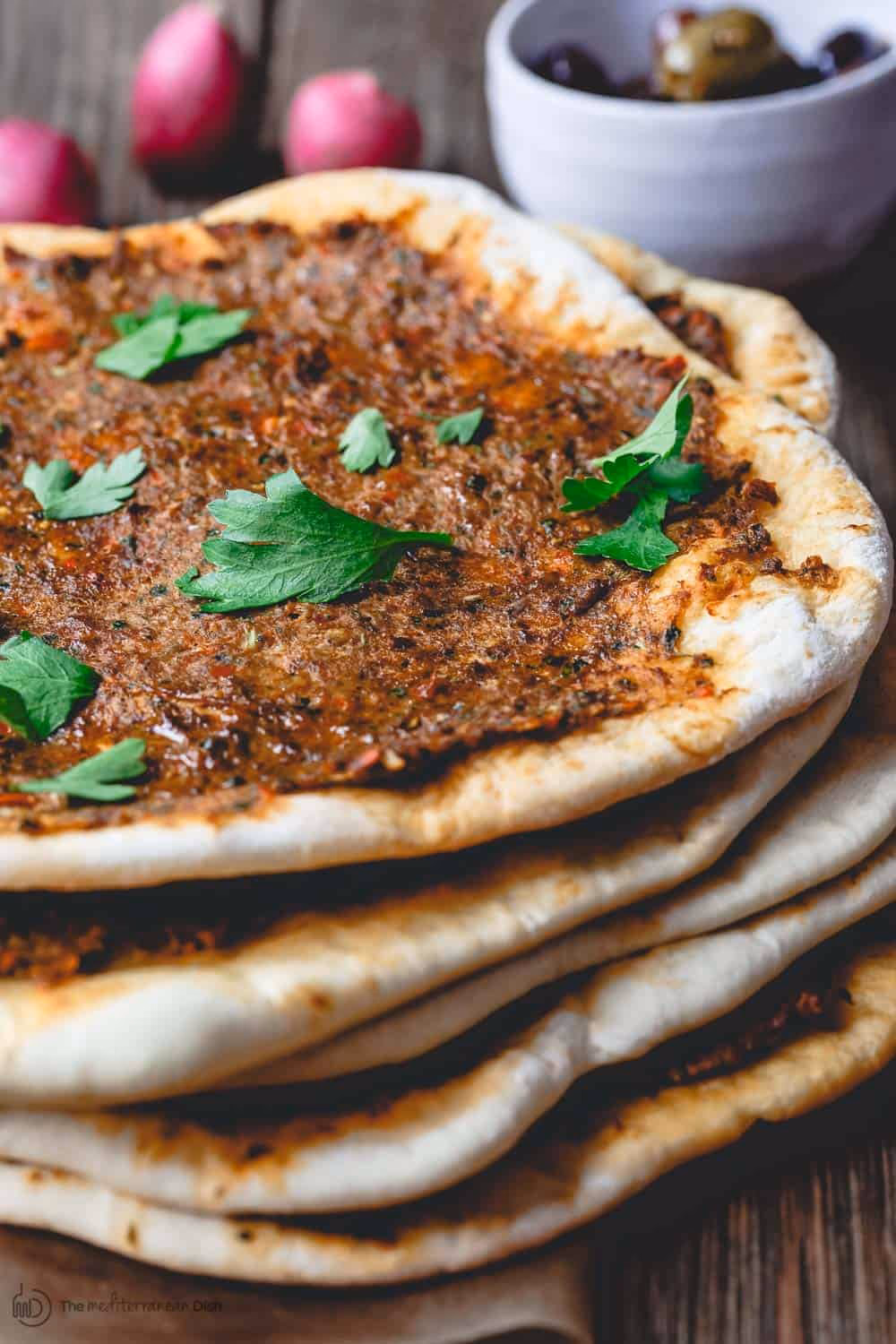 Wie lange braucht eine türkische Pizza im Backofen?