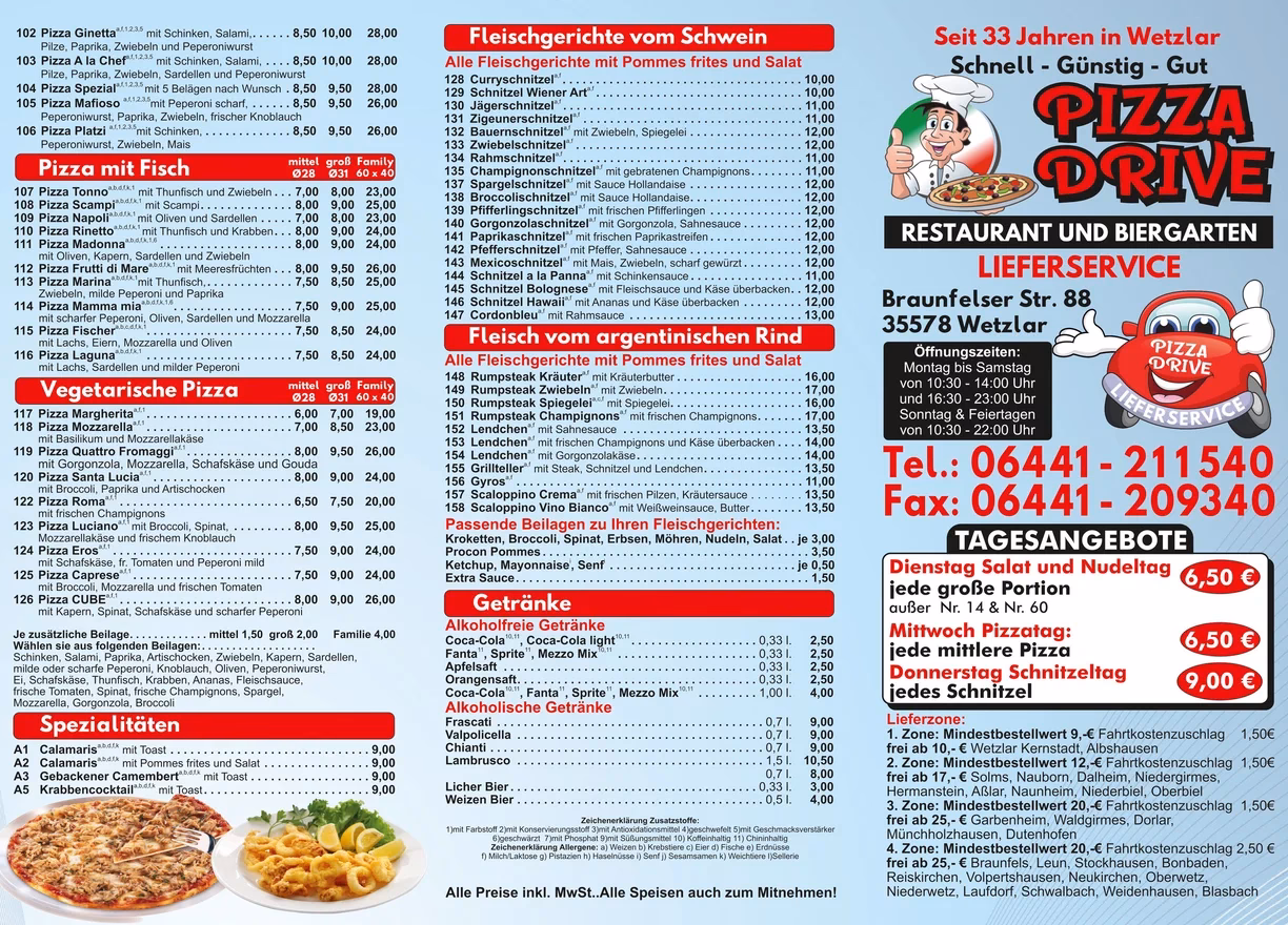 Was gibt es in Wetzlar zu essen?