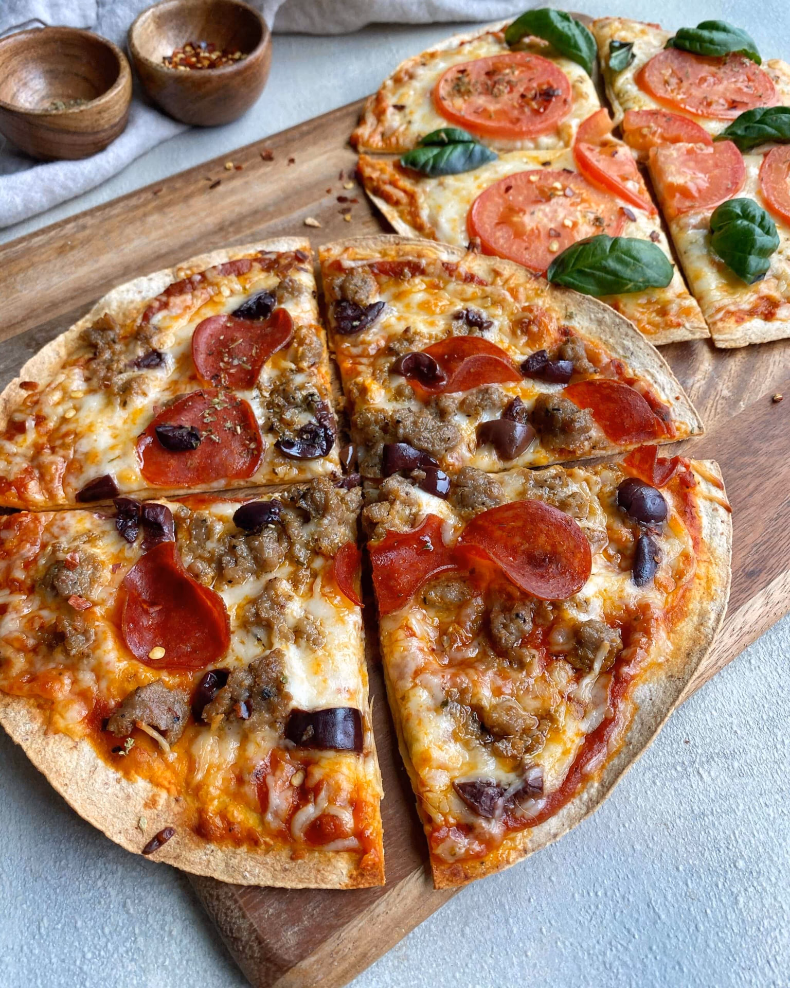 Was ist der Unterschied zwischen einer Wrap-Pizza und einer Pizza-Toast?